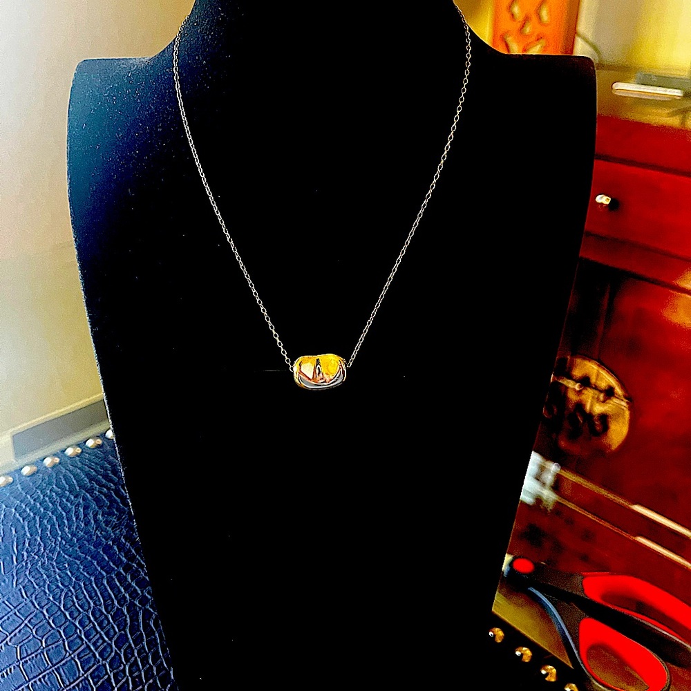 SOLD TOO LATE!!! Vintage Tiffany&Co Elsa Peretti petite bean design pendant